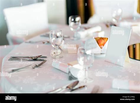 Beautiful table setting Stock Photo - Alamy