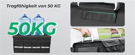 Oasser Kofferraumtasche Kofferraum Organizer Mit Deckel Auto Organizer