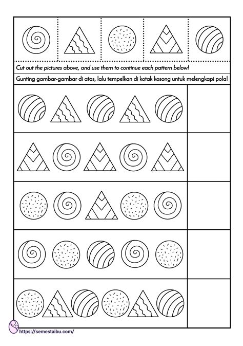 Kegiatan Anak Tk Tema Lingkungan Rumah Guru Paud Counting Worksheets