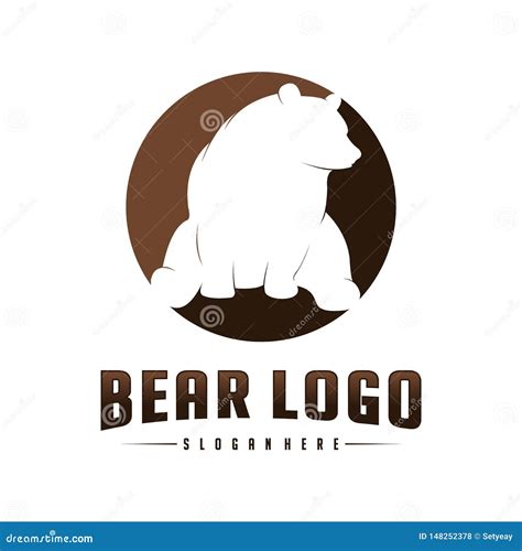 Oso Logo Icon Designs Vector Osos Logo Concepts Smbolo Del Icono Stock