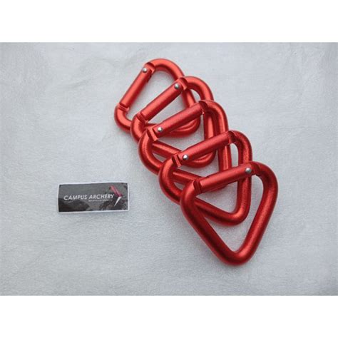 Jual Karabiner Segitiga Aluminium Triangle Carabiner Alloy Gantungan