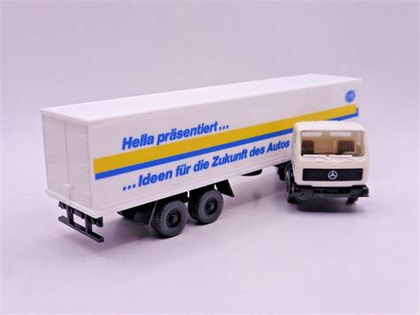 1 87 Wiking 25 540 Mercedes Koffer Sattelzug Hella EBay