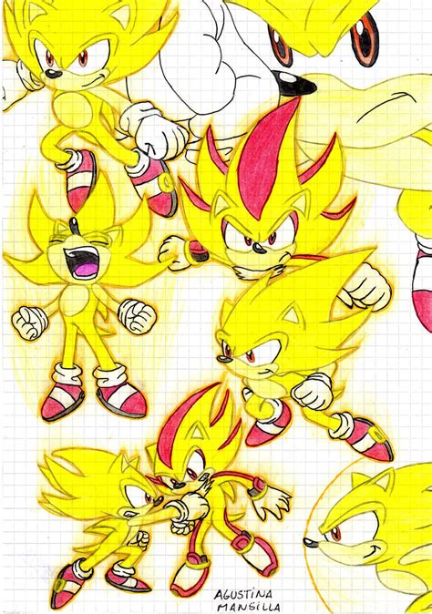 super sonic vs super shadow by guchi-22 on DeviantArt