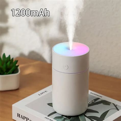 Humidificador De Aire Inal Mbrico Recargable Difusor De Aroma De