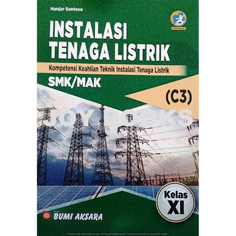 Jual Buku Instalasi Tenaga Listrik Bumi Aksara Kurikulum 2013 Smk Mak