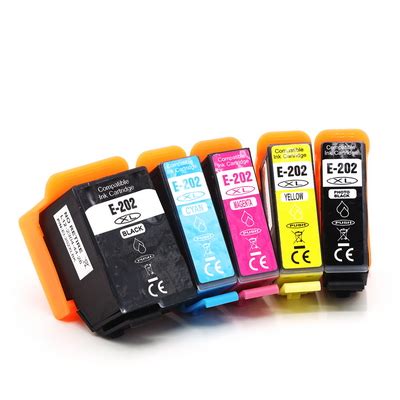 5 Cartucce Epson T202XL Multipack Nero Colore Compatibile