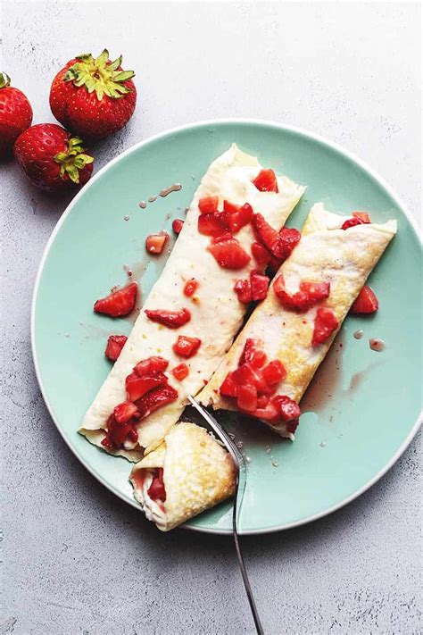 Strawberry Cream Cheese Crepe Filling • Low Carb With Jennifer