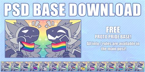 Free Pride Base By Koinu¡ Primagen Protogen Amino Amino