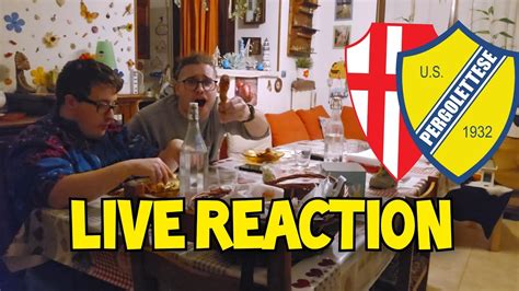 LIVE REACTION SIAMO FUSI PADOVA PERGOLETTESE 2 1 YouTube