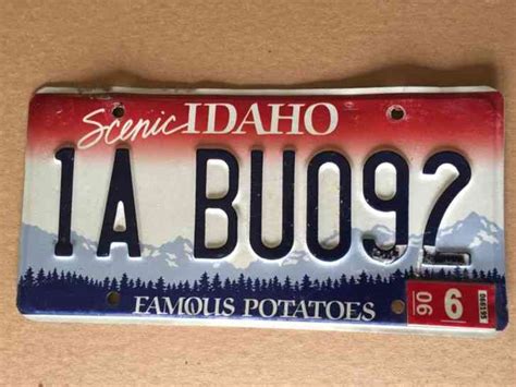 Vintage Idaho License Plate 1990 Centennial Ada County