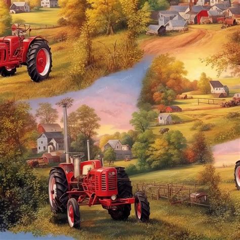 Vintage Farm Scene 43 – Pattern Crew