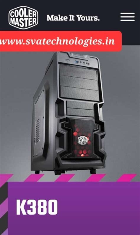 Base Body Cooler Master K380 Cabinet At ₹ 3650 In Jaipur Id 2850303206433