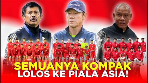 Sejarah Tercipta Kelompok Timnas Indonesia Semuanya Kompak Lolos Ke