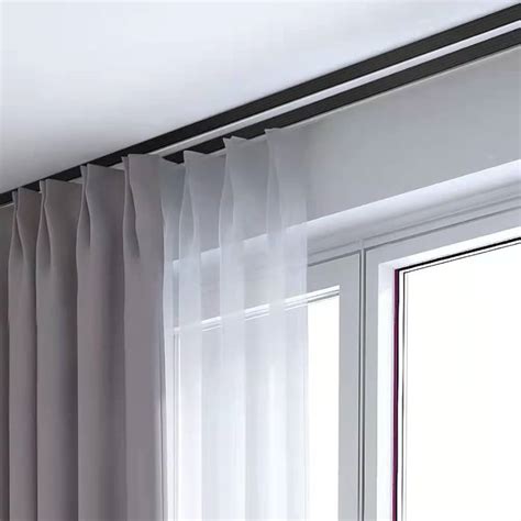 ACMEART Ceiling Curtain Track Hidden Ceiling Track For Curtains Room