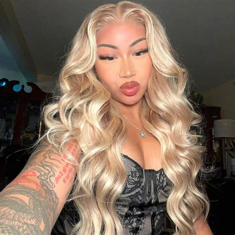 TOMI P16 613 Body Wave Blonde Highlight 13x6 Lace Front Wig 180 Density Beruthie Hair