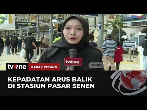 42 Ribu Pemudik Yang Menggunakan Kereta Api Kembali Ke Jakarta TvOne