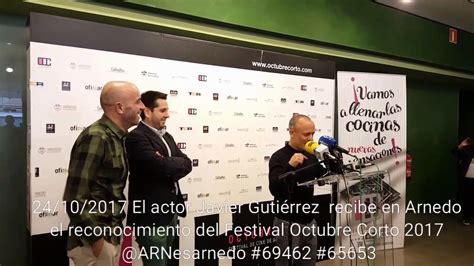 El Actor Javier Guti Rrez Recibe En Arnedo El Reconocimiento Del