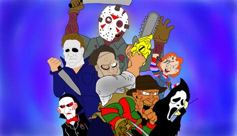 Horror Movie Killers by JacksonBegelhole on DeviantArt