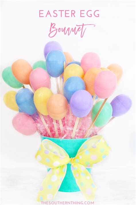 Diy Easter Egg Bouquet Tutorial • How To Make An Easter Egg Bouquet W Candy