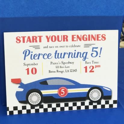 Race Car Hot Wheels Party Invitation By That Party Chick