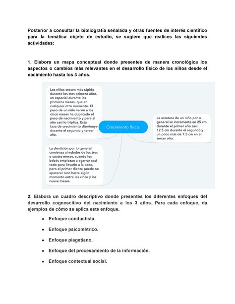 Tarea Iii Psicologia Del Desarollo Posterior A Consultar La