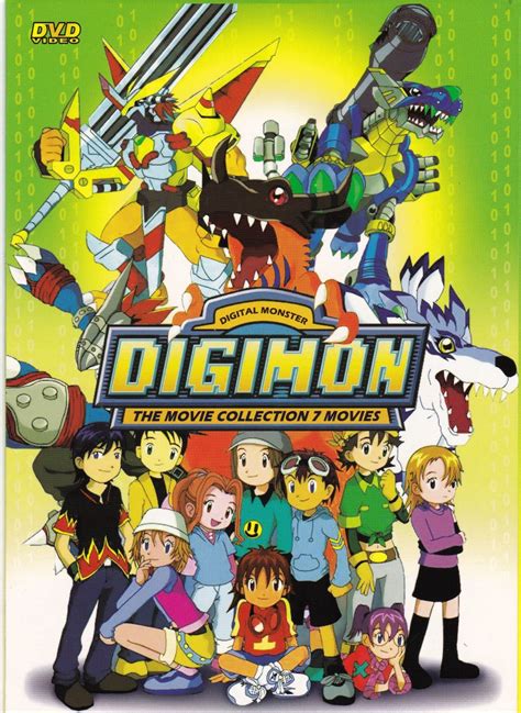 DVD ANIME DIGIMON Digital Monster The Movie Collection Box Set Region All