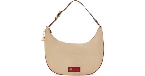 Kipling Hania Nylon Shoulder Bag in Natural | Lyst