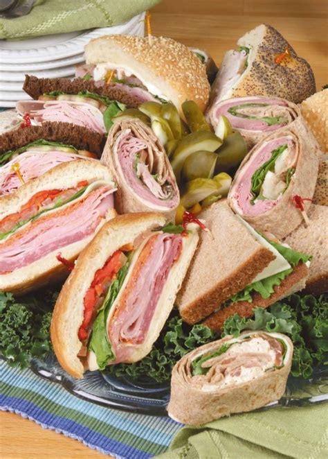 Sandwich Platter Prepared Food Photos Inc