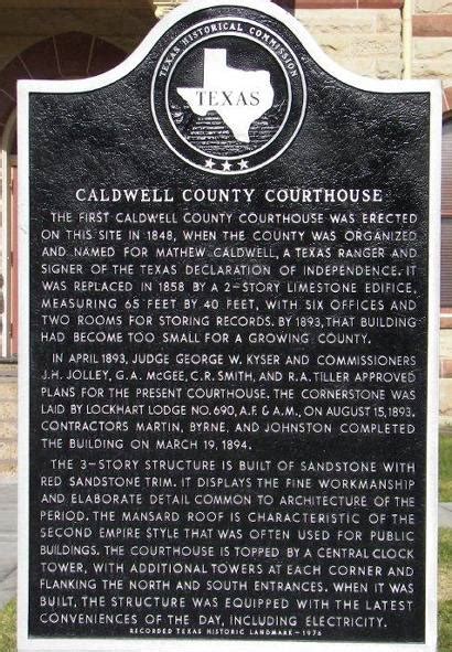 Caldwell County Courthouse Lockhart Texas.