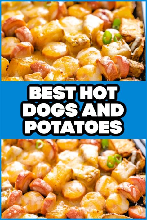 Oven Baked Hot Dogs And Potatoes Recipe Cheap Meal Idea