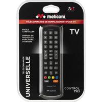 T L Commande Universelle Control Tv Noir Meliconi La T L Commande