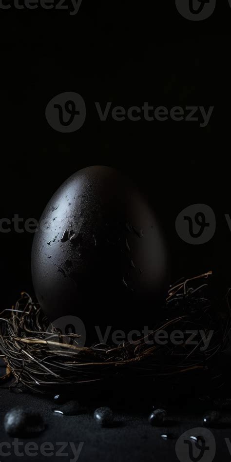 A black egg on black background 23140897 Stock Photo at Vecteezy