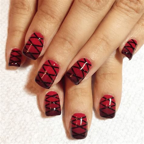 These Nail Designs Prove Black & Red Are the Best Combo