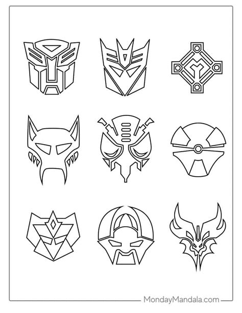 Autobots Logo Coloring Pages