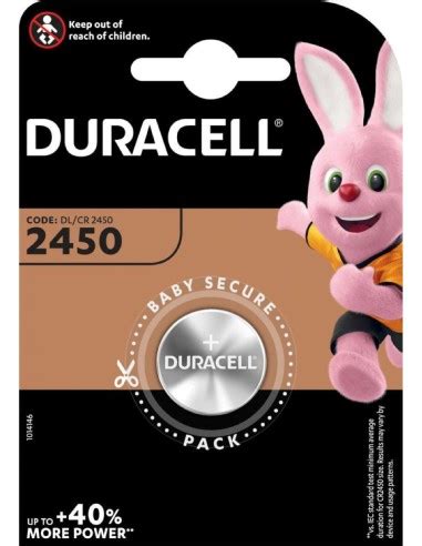 Duracell CR2450 Lithium Knoopcel Batterij 3V 1 Stuk