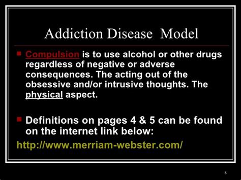 Addiction Disease Model