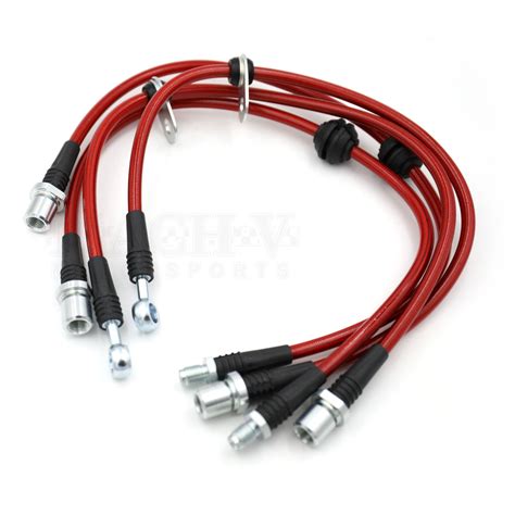 Mach V Stainless Steel Braided Brake Lines 1997 2008 Forester