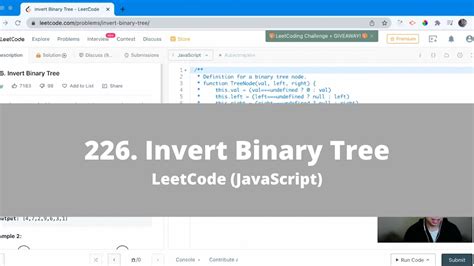 How To Solve 226 Invert Binary Tree On LeetCode JavaScript Easy