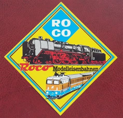 Aufkleber Von ROCO Roco Modelleisenbahnen 80er Jahre 10x10 Cm EBay