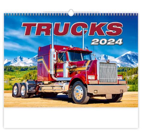 Trucks Lkw N155 Kalender 2024 Wandkalender Calendar 45x315cm Eur 1898