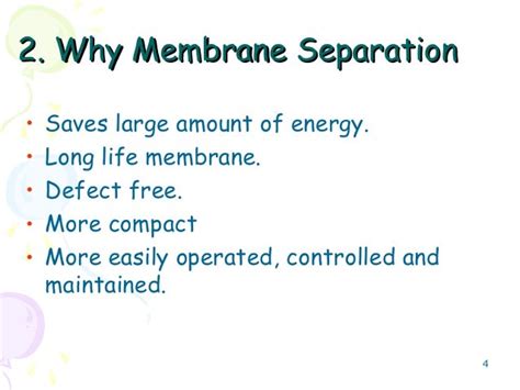 Membrane Separation Processes