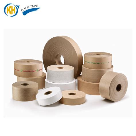 Different Size Hotmelt Kraft Paper Gummed Tape China Gummed Tape And