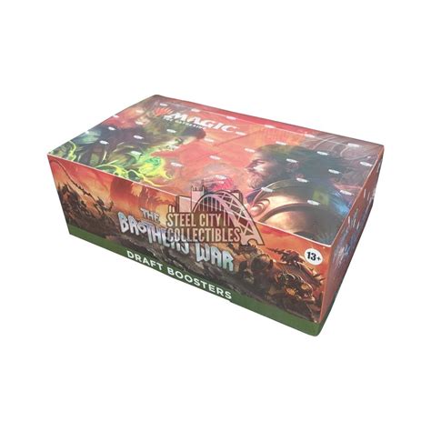 Magic The Gathering Brothers War Draft Booster Box Steel City