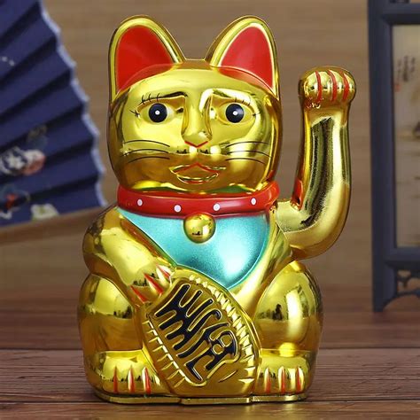 Chinese Feng Shui Beckoning Cat Wealth White Waving Fortunelucky Cat 6