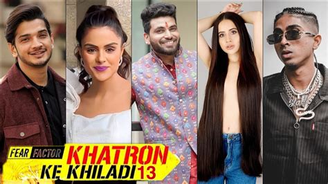 Khatron Ke Khiladi Season 13 Contestants List 2023 MC Stan Shiv