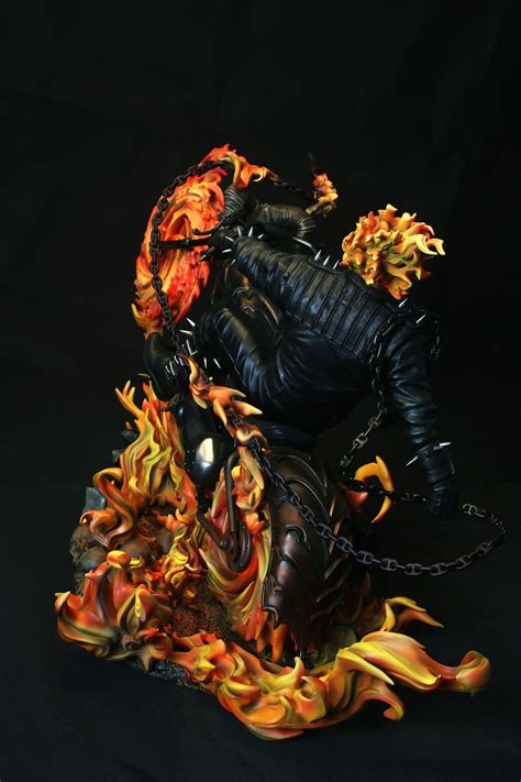 ArtStation Ghost Rider 1 4 Scale Statue XM Studios Adam Ross