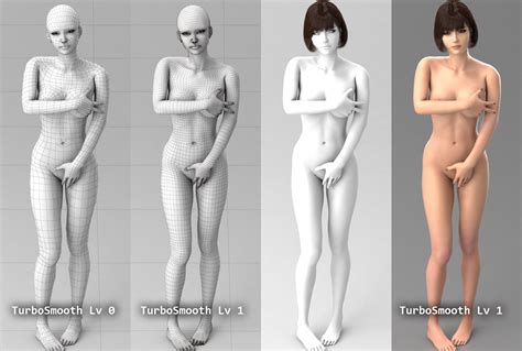 Rigged Female Naked Bikini Girl 3D Model TurboSquid 1651561