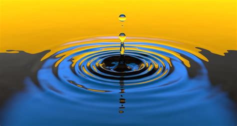 Drop Splash Impact Ripples Water Ripple Effect Painting by Unknown ...