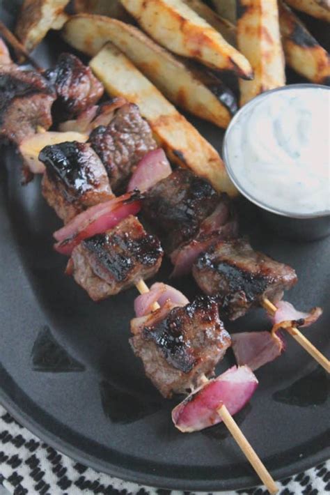 Fig Balsamic Beef Kabobs