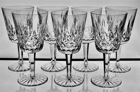 Vintage WATERFORD LISMORE Pattern 7 Water Glasses